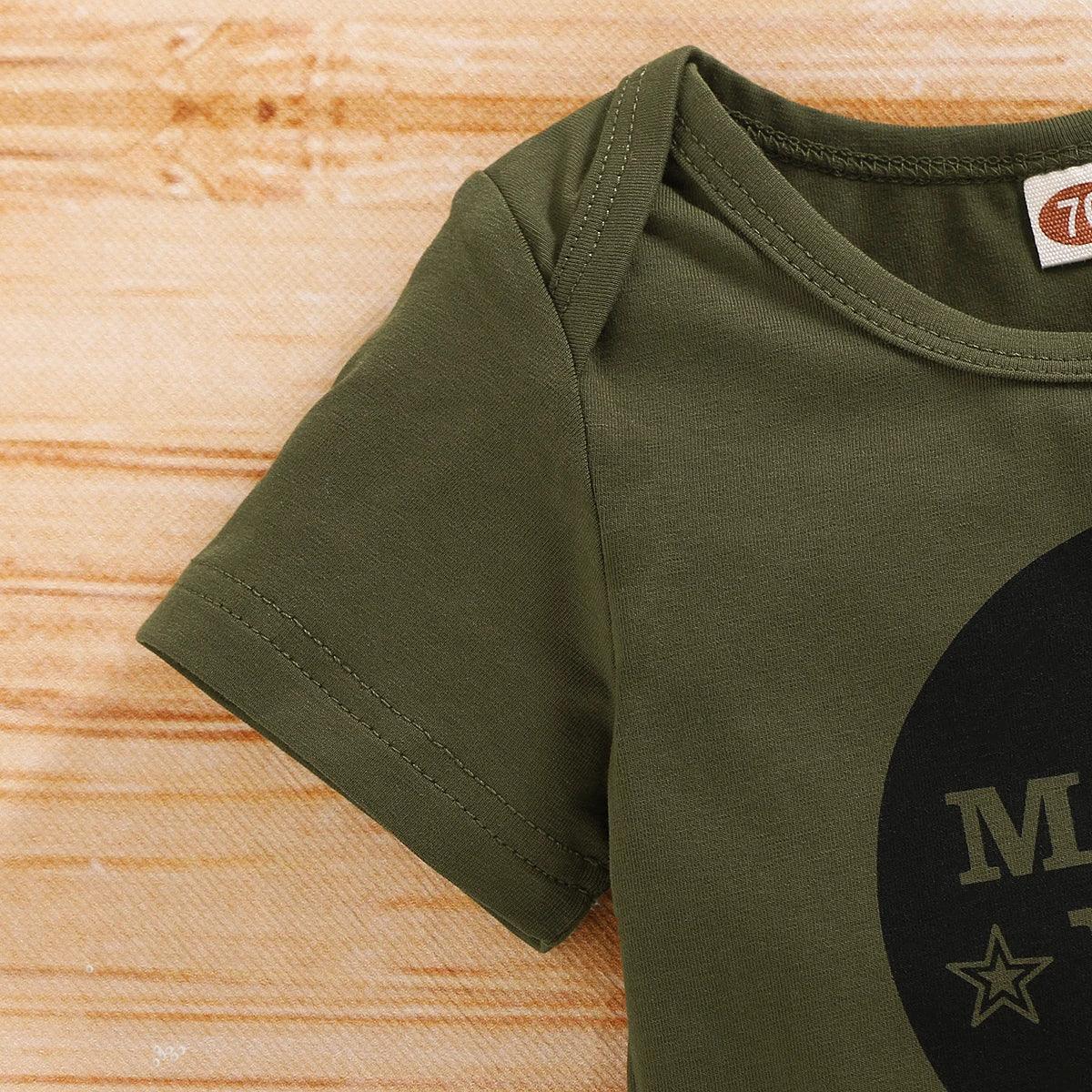 Conjunto Baby Camuflado 3pçs